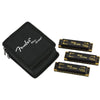 Fender Harmonicas Fender Blues Deville Harmonicas- 3 Pack with Case