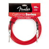 Fender Instrument Cables Candy Apple Red Fender California Series 15ft Instrument Cable