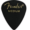 Fender Picks Black Fender 351 Medium Guitar Picks Pack of 12