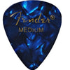 Fender Picks Blue Moto Fender 351 Medium Guitar Picks Pack of 12