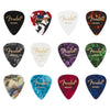 Fender Picks Heavy Fender 351 Celluloid Medley Guitar Picks- 12 Pack