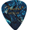 Fender Picks Ocean Turquoise Fender 351 Medium Guitar Picks Pack of 12