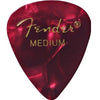 Fender Picks Red Moto Fender 351 Medium Guitar Picks Pack of 12