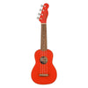 Fender Soprano Ukuleles Fiesta Red Fender Limited Edition Venice Soprano Ukulele