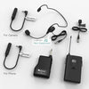 Fifine Wireless Systems Fifine K037B Wireless Lavalier Lapel Microphone with Headset