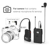 Fifine Wireless Systems Fifine K037B Wireless Lavalier Lapel Microphone with Headset