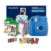 Fujifilm Action Cameras Cobalt Blue Fujifilm Instax Mini 9 Bundle Pack with 40 Film Shot Instant Camera