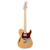 G&L Electric Guitars Natural Gloss - Maple Fingerboard G&L ASAT Classic Bluesboy Semi-Hollow Tribute Series Electric Guitar