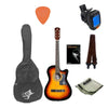 GC Acoustic Guitar Bundles Sunburst GC 38C Acoustic Guitar Starter Pack With E-Book