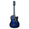 GC Acoustic Guitars Blue Burst GC 38C Acoustic Guitar with Truss Rod and Bag