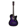 GC Acoustic Guitars Violet Burst GC 38C Acoustic Guitar with Truss Rod and Bag