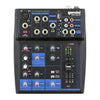 Gemini Analog Mixers Grey Gemini GEM-05USB Compact 5 Channel Bluetooth Mixer