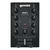 Gemini Dj Mixers Black Gemini MM1 2-Channel Pocket-Sized DJ Mixer