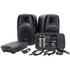 Gemini Portable Pa Systems Gemini Sound ES-210MXBLU Professional Audio Bluetooth Portable PA System