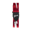 Gibson Guitar Straps Gibson ASGSBL-20 Guitar Strap, Lightning Bolt Style, Ferrari Red