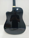 Granada Acoustic Guitars Granada PRLD-14C Acoustic Guitar - Black - Open Box B Stock