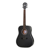 Harley Benton Acoustic Guitars Black Matt Harley Benton HB Custom Line CLD-10S Dreadnought Acoustic Guitar