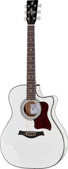 Harley Benton Acoustic Guitars Harley Benton CLG-550CE WH Custom Line