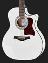 Harley Benton Acoustic Guitars Harley Benton CLG-550CE WH Custom Line