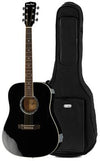 Harley Benton Acoustic Guitars Harley Benton D-120BK Bundle