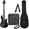 Harley Benton Bass Guitars Harley Benton B-650 Black Progressive Bundle