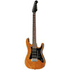 Harley Benton Electric Guitars Amber Harley Benton Dynamic HSH 6-String Electric Guitar - Flamed Maple Top