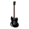 Harley Benton Electric Guitars Black High Gloss Harley Benton DC-200 Student Series Electric Guitar