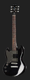 Harley Benton Electric Guitars Harley Benton DC-200LH BK Student Ser Bundle