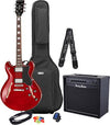 Harley Benton Electric Guitars Harley Benton HB-35Plus Cherry Bundle 1