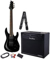 Harley Benton Electric Guitars Harley Benton R-457 BK Bundle 3