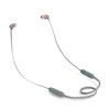 Harman India In-Ear Neckband Headphones Grey JBL T110BT Pure Bass In-Ear Neckband Headphone With Mic