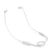 Harman India In-Ear Neckband Headphones White JBL T110BT Pure Bass In-Ear Neckband Headphone With Mic