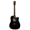 Havana Acoustic Guitars Black Havana 41 Inch Cutaway Acoustic Guitar