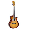 Havana Acoustic Guitars Single / Cherry Border Sunburst Havana FA391c 39-Inch Cutaway Acoustic Guitar