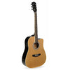 Havana Electro Acoustic Guitars Natural Havana AAG-41 41" Jumbo Cutaway Acoustic Guitar with 5 Band EQ & GT-3 Tuner