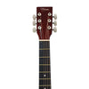 Henrix Acoustic Guitars Henrix 38C Left-Handed Cutaway Acoustic Guitar with Dual Action Truss Rod, Gigbag, Picks, String Set, Strap, Cloth & Ebook - Open Box