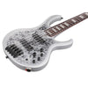 Ibanez Bass Guitars Silver Blizzard Matte Ibanez BTB25TH5 BTB 5 String Electric Bass Guitar