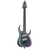 Ibanez Electric Guitars Black Aurora Burst Matte Ibanez RGD71ALMS Axiom Label Series Multi-Scale 7-String Electric Guitar - Black Aurora Burst Matte