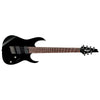 Ibanez Electric Guitars Black Ibanez RGMS7 RG Standard Multi Scale 7 String Electric Guitar - Black