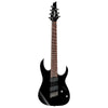 Ibanez Electric Guitars Black Ibanez RGMS7 RG Standard Multi Scale 7 String Electric Guitar - Black