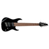 Ibanez Electric Guitars Black Ibanez RGMS8 RG Standard Series 8 String Electric Guitar