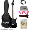 Ibanez Electric Guitars Black Night / BUNDLE Ibanez GRX20 GIO Series 6-String Electric Guitar