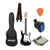 Ibanez Electric Guitars Bundles Black Knight Ibanez GRX40 Standard Electric Guitar Bundle - Black Night/Tri Fade Burst