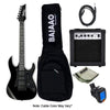 Ibanez Electric Guitars Bundles Black Night Ibanez GRX55B Standard Electric Guitar Bundle