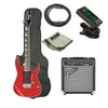 Ibanez Electric Guitars Bundles Candy Apple With Fender Frontman 10G Ibanez GRG170DX Electric Guitar Standard Guitar Bundle