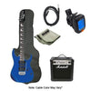 Ibanez Electric Guitars Bundles Jewel Blue Ibanez GRG170DX Electric Guitar Deluxe Guitar Bundle