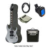 Ibanez Electric Guitars Bundles Silver Ibanez GRG170DX Electric Guitar Deluxe Guitar Bundle