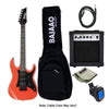 Ibanez Electric Guitars Bundles Vivid Red Ibanez GRX55B Standard Electric Guitar Bundle