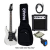 Ibanez Electric Guitars Bundles White Ibanez GRX55B Standard Electric Guitar Bundle