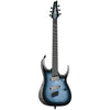 Ibanez Electric Guitars Cerulean Blue Burst Low Gloss Ibanez RGD61ALMS RGD Axion Label 6 String Electric Guitar - Cerulean Blue Burst Low Gloss